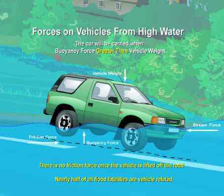 Vehicle in High Water