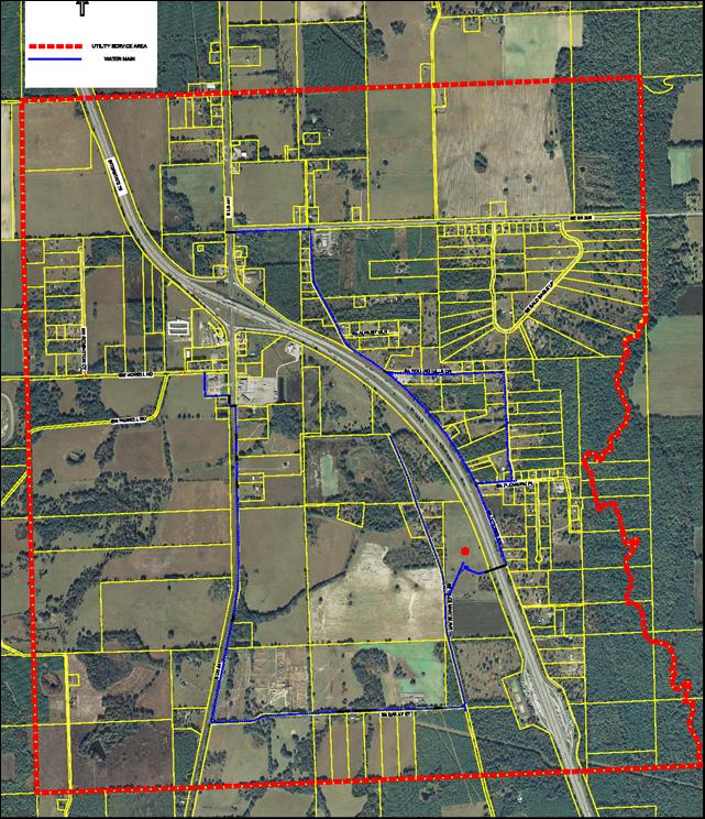 Ellisville Service District With Water Lines