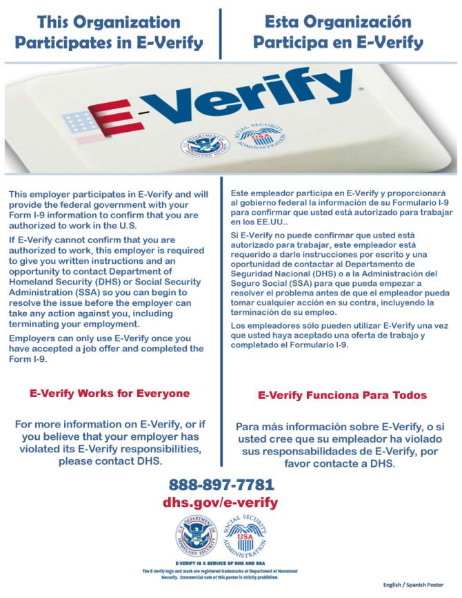 E-Verify Poster