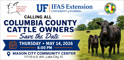 Featured event banner: Columbia County Cattlemen’s Meeting