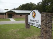 The main building at the Springville Community Center